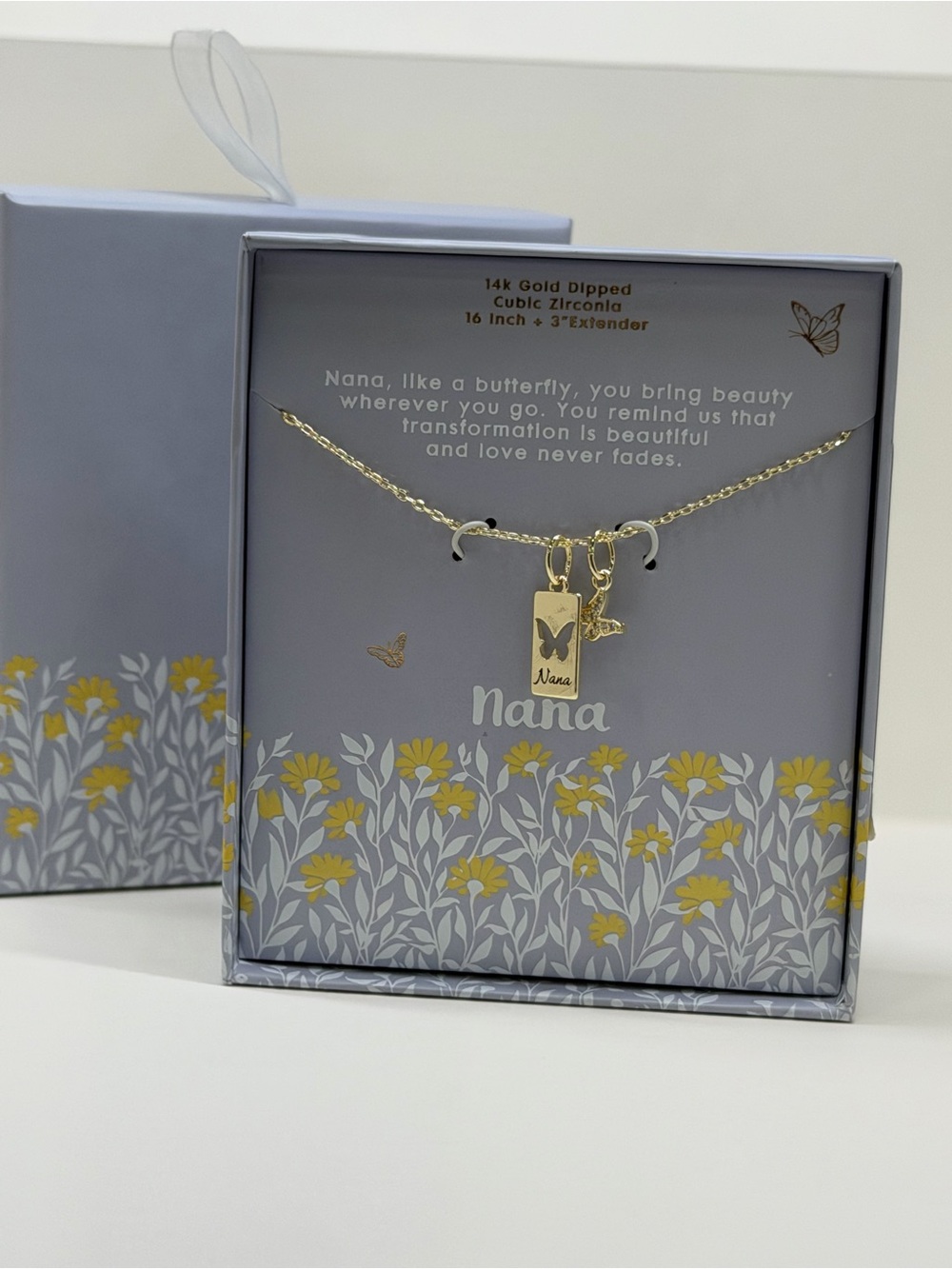 Nana 14K Gold-Dipped Butterfly Charm Necklace - Gold